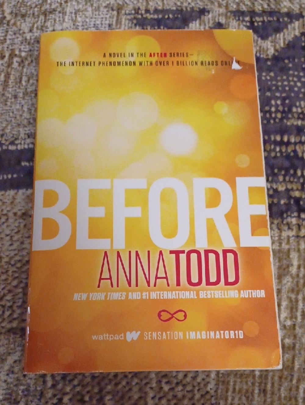 $4 Add-on "Before" by Anna Todd - Paperback Book